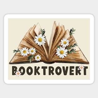 Booktrovert - book lover - book lover Magnet